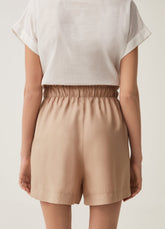 Ovs Lyocell Shorts With Drawstring
